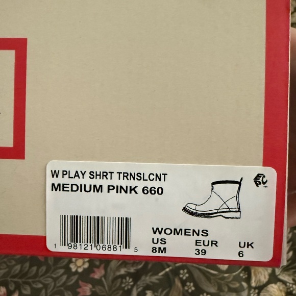 Hunter Women’s Bright Pink Rain Boots (Like New) - Picture 6 of 10